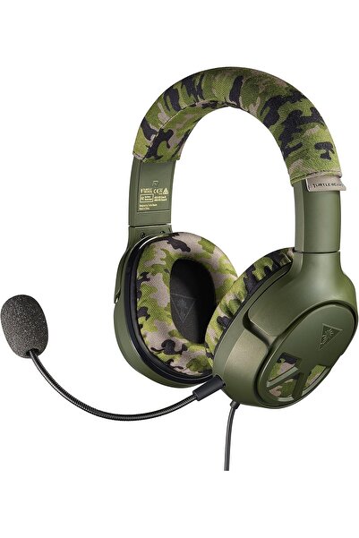 Turtle Beach Air Force Recon Camo Gaming Headset - Army Green, Multi-Color, PlayStation 4
