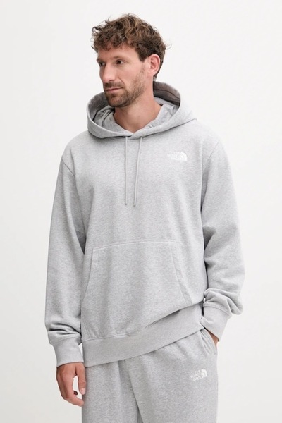 THE NORTH FACE M Essential Relaxed Hoodie Men's Gray Sweatshirt Nf0A89Esdyx1