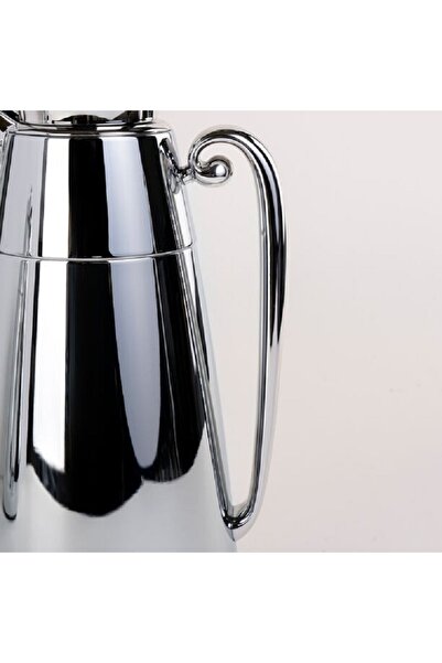 Dallaty Set of 2 steel vacuum flask matt silver 1L