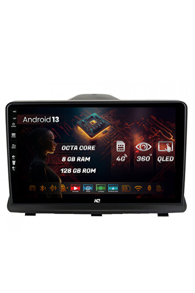 HUB64 Navigatie Fiat 500 (2007-2014), Android 13, Octacore, Slot Sim 4G