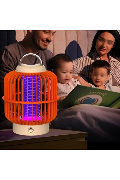 FOXMAG24 Lampă anti-țânțari, atragere UV, șoc electric la 360°, sigură și rezistentă la apă, 1200mAh, reîncărcabilă prin USB