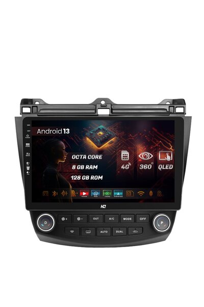 HUB64 Navigatie Honda Accord 7 (2005-2008), Android 13, Octacore, Slot Sim 4G
