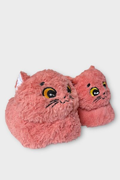 Liger Дамски плюшени пантофки с фигурка на котка PUDRA