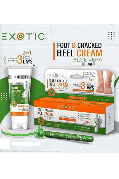 Exotic Foot Cream with Aloe Vera for Cracked Heels 75ml