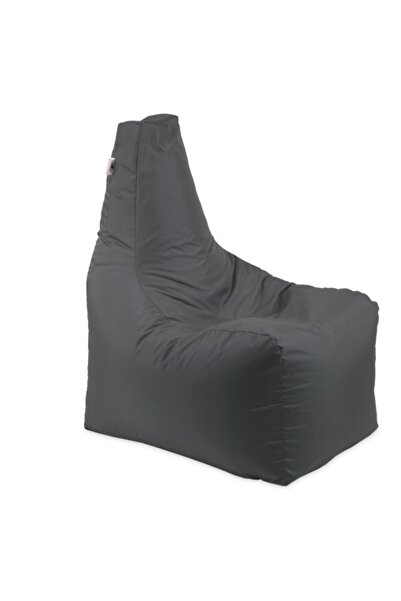 Pufrelax Fotoliu puf, Sunlounger EVO XL, umplutura de burete Memory Mix, material impermeabil, Gri inchis