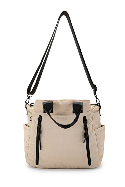 minebag Klinkır Fabric Women's Crossbody Bag Darrel Cream