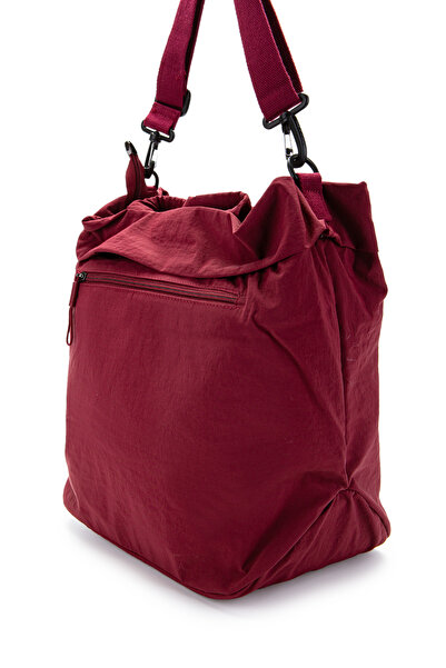 minebag Klinkır Fabric Waterproof Edvin Unisex Crossbody Bag Cherry Rot