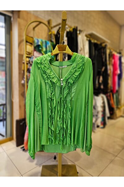 MADE İN ITALY Italyan Kadın İpek Bluz