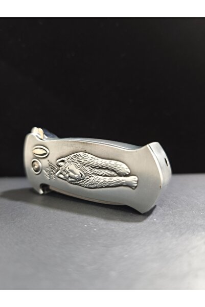 enyatakı Bıçaklı ızgaralı pürmüzlü kaliteli metal tarz çakmak