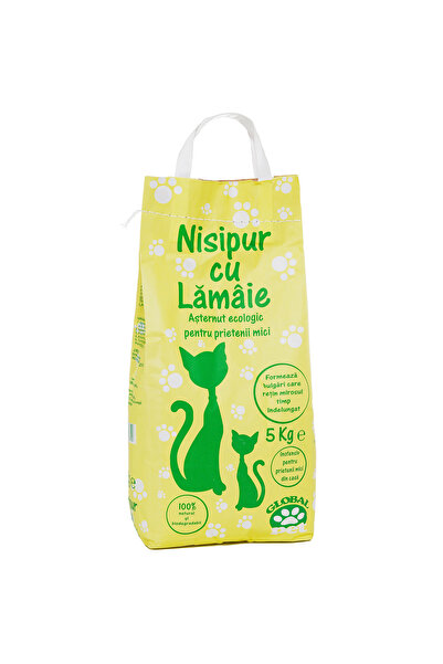 Nisipur Așternut igienic, Așternut pentru pisici, Nisip, Lămâie, 5 kg