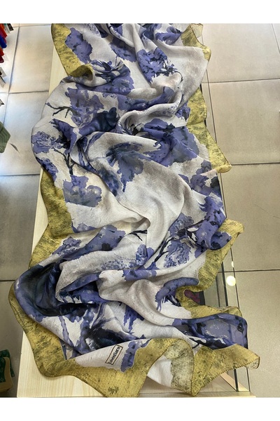 LuvenSara شال حريري مودال طازج للصيف