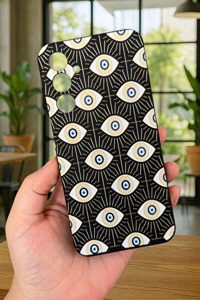 Vip Case Samsung Galaxy A25 Uyumlu Evıl Eye Desenli Silikon Darbe Emici Klasi...