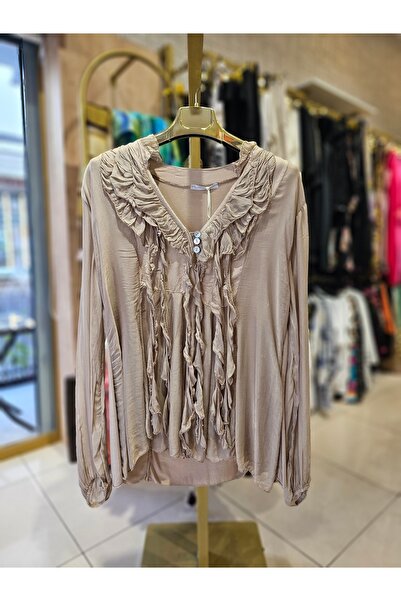 MADE İN ITALY Italyan Kadın İpek Bluz