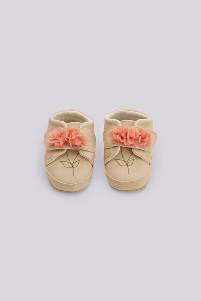 Layette Bg Store Baby Girl Ecru Booties