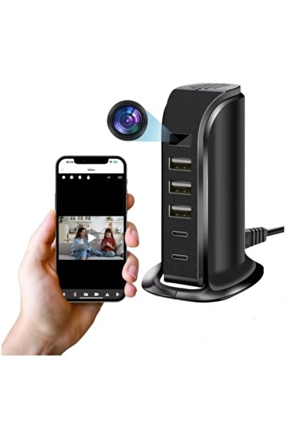 SINZO Camera Spion Ascunsa in Statie de Incarcare, SINZO, Wi-Fi, Full HD, Card SD 32GB inclus