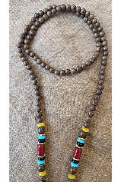 trendbysena Etnik Otantik Fildişi Uzun Mala Kolye