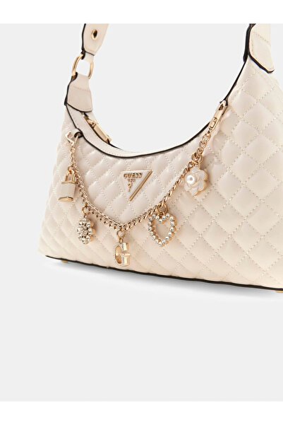 Guess Ever Flap Kadın Beyaz El Çantası HWEG8679180-OFF