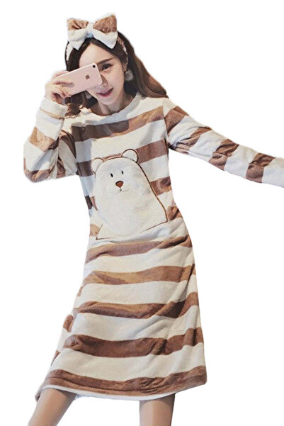 WildFashion Striped nightgown PJM112-228