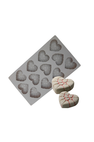 PASTRY PLANET Professional Silicone Mousse Cake Mold Heart