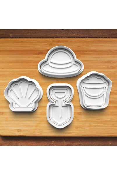 Hobist مجموعة من 4 قوالب لصنع الكوكيز والعجين السكري من تاهيل بيتش