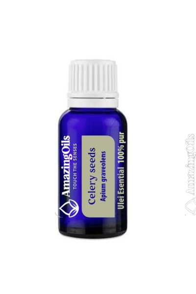 AmazingOils- TOUCH THE SENSES SEMINTE DE TELINA ulei esential 100% pur-15 ml -Celery seed oil (Apium graveolens)