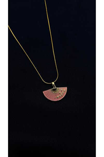 GLOSSY JEWELERY Gold - Yelpaze kolye