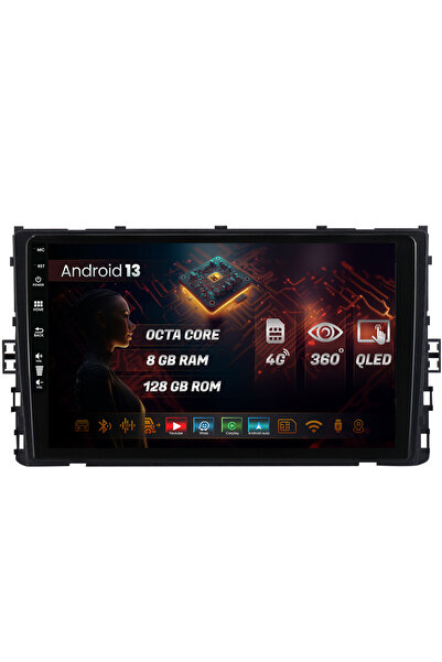 HUB64 Navigatie Kia Carens (2007-2011), Android 13, Octacore, Slot Sim 4G