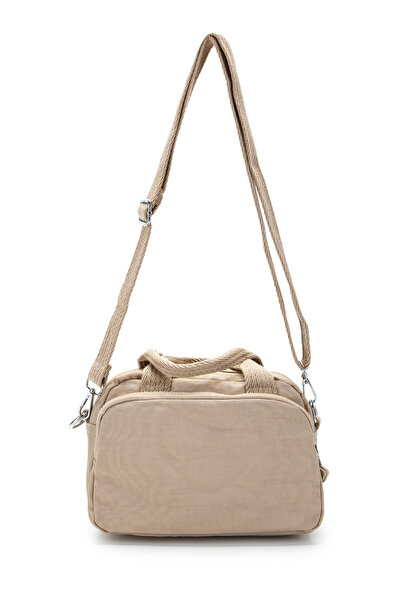 minebag Klinkır Kumaş Kadın Çapraz Çanta Shay Krem