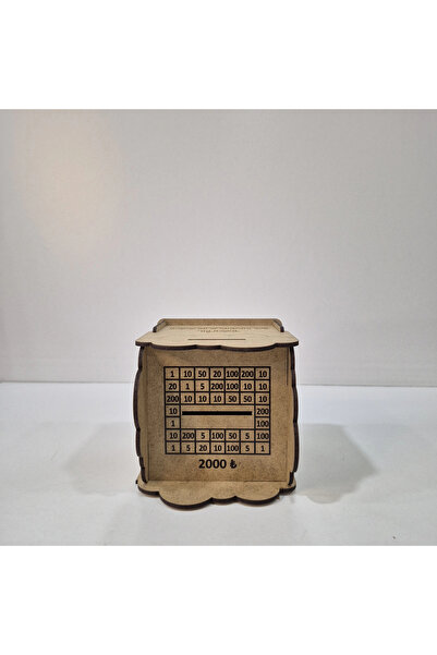 toptanetkinlikboyama Karne Gift Target Piggy Bank Wooden Painting Set | Holiday Piggy Bank and Savings Event | Mdf Piggy Bank (