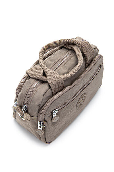 minebag Klinkır Fabric Women's Crossbody Bag Shay Mink