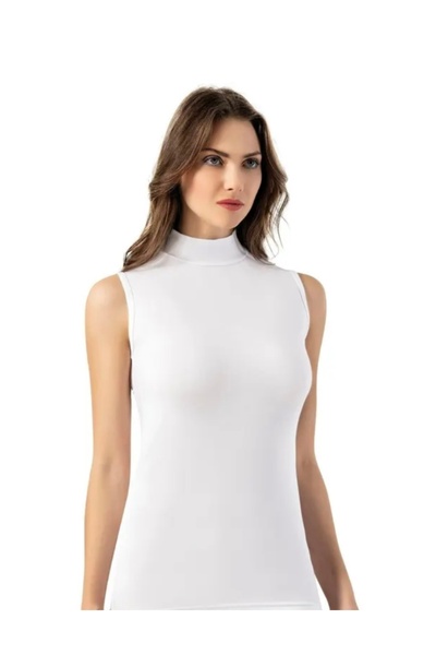 KOTA Zero Neck Zero Sleeve Tank Top – Basic Tank Top for Comfortable and Stylish Everyday Wear