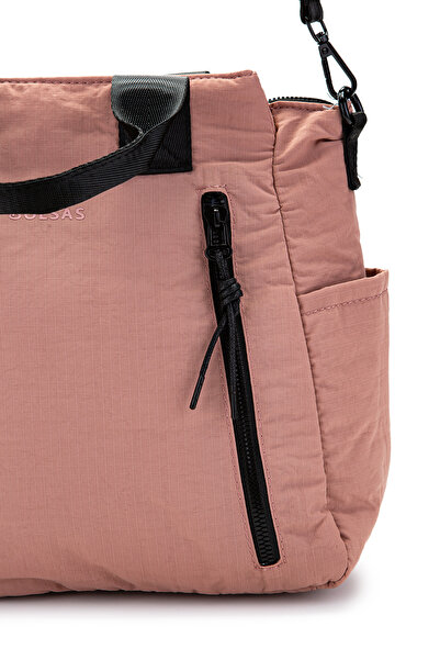 minebag Klinkır Fabric Women's Crossbody Bag Darrel Pink