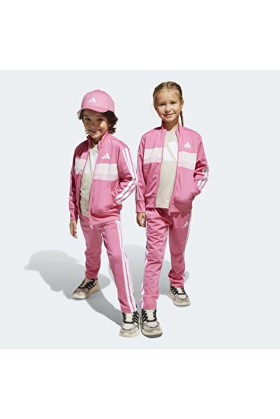 adidas طقم ملابس رياضية كاجوال للأطفال JI6208 LK 3S TIB TS