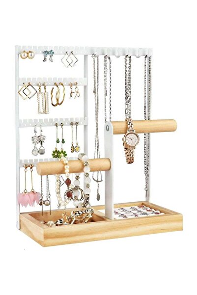 Arabest Jewelry Organizer Stand Necklace Holder,4 Tier Necklace Holder Stand,...
