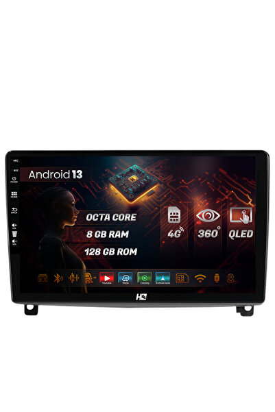 HUB64 Navigatie Peugeot 307, Android 13, Octacore, Slot Sim 4G