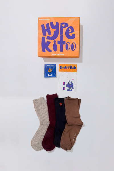 Hype of Steps Hype Kit NR:1 - Pachet de autocolante pentru șosete