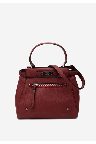 B T Shoes Červená kabelka do ruky Yalina