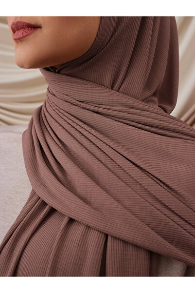 Femple Modest Σάλι από μπαμπού με κορδόνια |   Χρώμα: Ξηρό τριαντάφυλλο |   Μέγεθος: 180x70 εκ. |