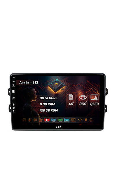 HUB64 Navigatie Volkswagen Golf 6, Android 13, Octacore, Slot Sim 4G