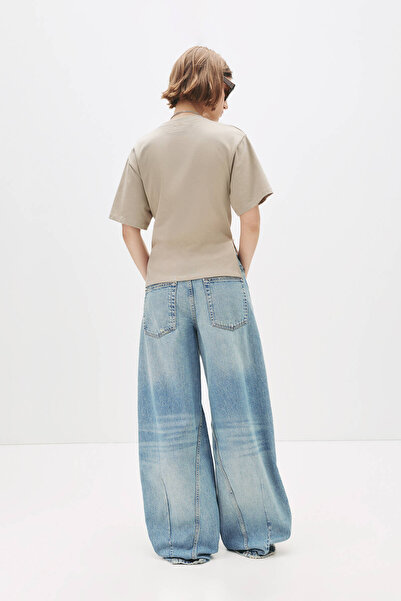 Pull & Bear Gathered waist T-shirt