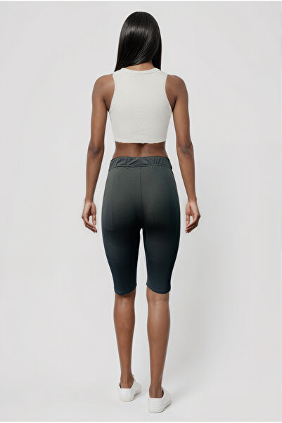 WESTMARK LONDON Black Polyester Elastane Blend Women's Short Leggings Biker Shorts Lucine