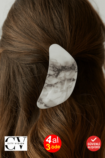 cityvision Gray Gradient Color Hair Clip 9 cm – Stylish and Elegant
