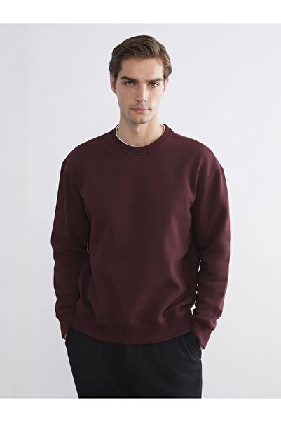 LC Waikiki Crew Neck Long Sleeve Men's Thick Sweatshirt (W5)