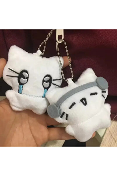 TATA CRAFT SET DE 2 GENȚE DE PLUȘ K pisică ACCESORII TELEFON TREND BRELOQUĂ