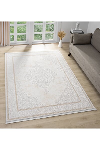 Mariesse Home Sahra Serisi Kalın Akrilik Dokuma Salon Mutfak Koridor Kesme Yo...