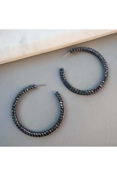 MOONGLOW ACCESSORIES Cercei Black Crystals