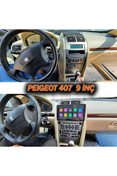 CarSmarT PEUGEOT 407 2004/2011 9 İNÇ 4-64 PRO MODEL QLED EKRAN