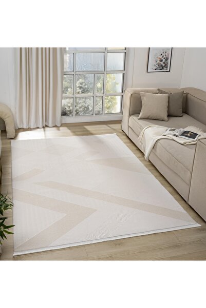 Mariesse Home Sahra Serisi Kalın Akrilik Dokuma Salon Mutfak Koridor Kesme Yo...