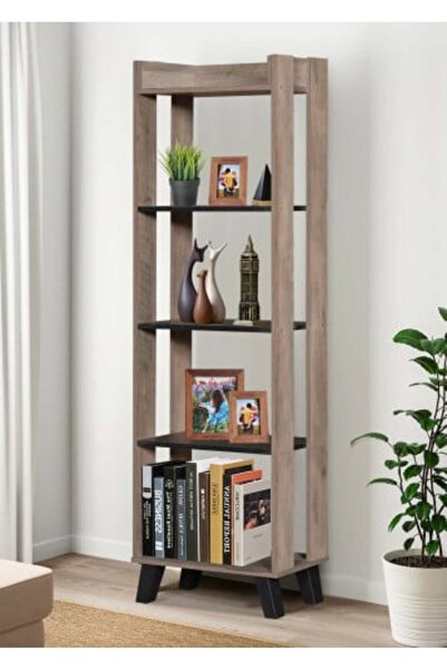 BAITY Office Storage Unit with 4 Wooden Open Shelves
