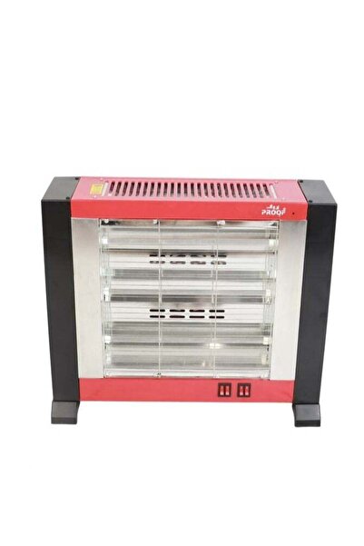 PROOF Electric Heater with 3 Sides, Safety Net and Heat Insulated Handles 1600W